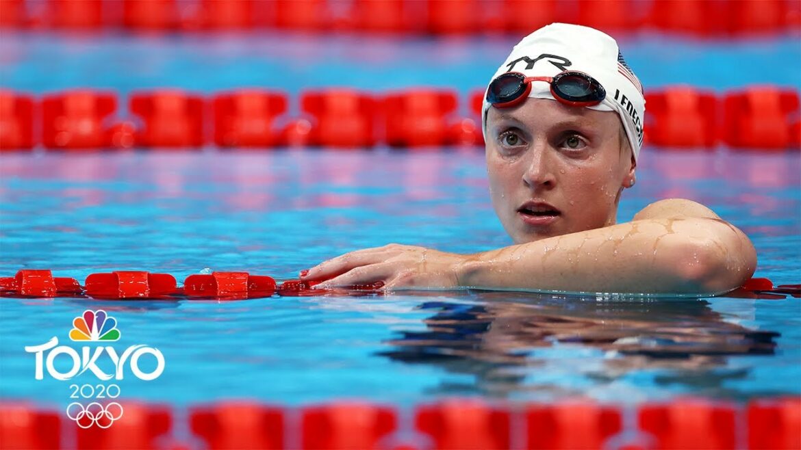 Katie Ledecky looks DOMINANT in 1500m free heat win Tokyo Olympics