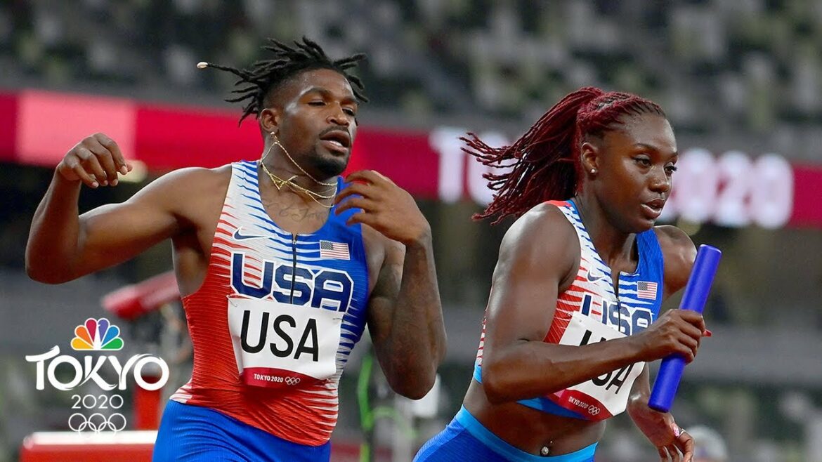 U.S. DQ'd from 4x400m mixed relay after late baton exchange Tokyo