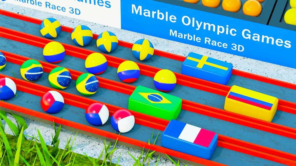 Marble Race Olympic Games 32 Countries Marble Race Tournament Tokyo Olympics 2020